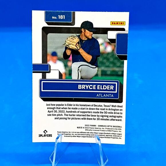 2022 Panini Donruss Optic - Rated Rookie Bryce Elder #181 (RC) - Picture 3 of 3